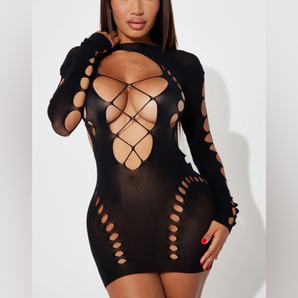 Lingerie Bodystocking dress from fashion nova